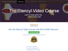 Tablet Screenshot of learnstencyl.com